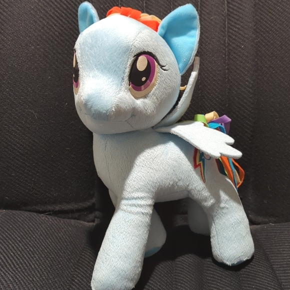 My Little Pony Rainbow Dash 12" Stuffed Plush Pegasus Blue Hasbro Lovey … - Picture 2 of 8